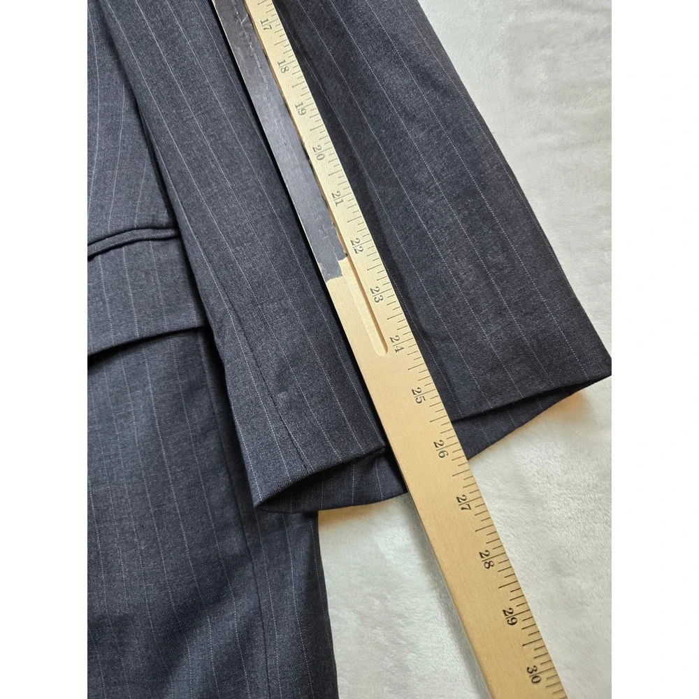 LRL Ralph Lauren Wool Suit Mens 58L 2 Piece Pants 50x31 Big Tall Gray Pinstripe